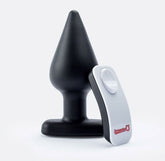 My Secret Remote Vibrating XL Plug Black Single Anal Vibrators